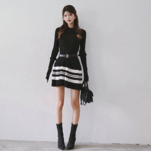 Bicolor rich dress